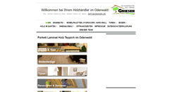 Desktop Screenshot of grieser.de